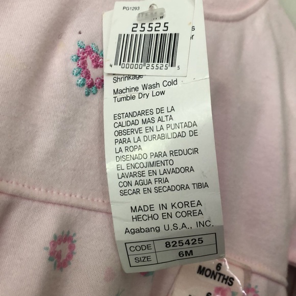 Pink Heart Valentines Deadstock Onesie - Picture 9 of 10